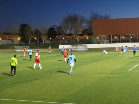 Imagen de uno de los partidos de fútbol 7 disputados el sábado 27 de febrero