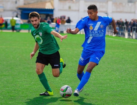 Jeisson, autor de los dos goles del Manzanares. Foto: Roque J. Cuesta