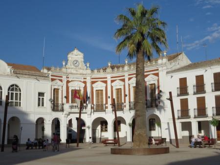 Plaza de la Constitución, ayuntamiento de Manzanaares