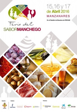 Cartel anunciador de FERSAMA (Feria del Sabor Manchego)