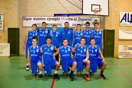 Plantilla junior del CB Opticalia Manzanares