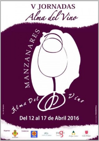 Cartel anunciador "Manzanares, Alma del Vino"