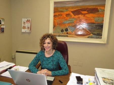 Beatriz Labián, portavoz del equipo de gobierno en el ayuntamiento de Manzanares