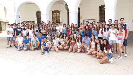Foto conjunta del alumnado que esta año ha conseguido el carnet VIP