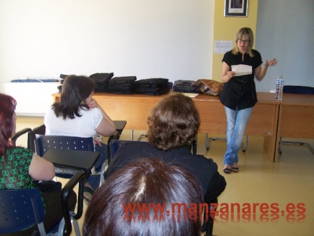 Ana Sánchez, monitora del curso de atención docimiliria a personas dependientes