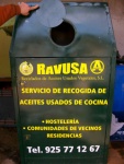 Imagen: contenedor específico para depositar aceite vegetal.