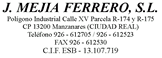 Imagen: logotipo J. Mejia Ferrero S.L.