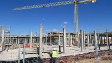 Estado de las obras del nuevo colegio Divina Pastora en Manzanares