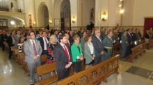 Momento de la celebración de Misa en la Parroquia "Asunción de Nuestra Señora"