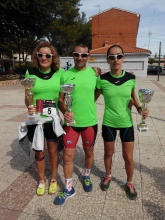 Elena Gijón, Miguel Ángel Taviro y Mayte Díaz-Portales