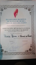 Primer Premio y Mención de Honor para la Banda de Música de Manzanares 