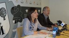 Isabel Díaz-Benito y Agustín Alonso en la presentación del Programa de Ayudas