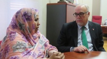 Recepción a representantes del pueblo saharaui en el Ayuntamiento de Manzanares