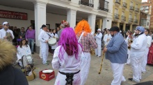 La charanga de la banda de música animó el domingo