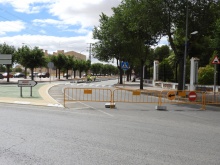 Desvío provisional en la zona del Parque del Parque del Polígono