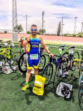 Atochero participó en el Triatlón de Campo de Criptana