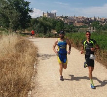 Novillo en el Triatlón de Toledo