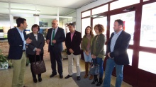 Visita que realizaron las autoridades al IES "Sotomayor" 