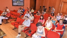 Participantes en el salón de actos del Ayuntamiento de Manzanares