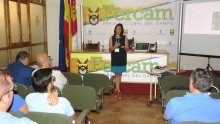 Helena Cuartero presentó el sistema "Irrigest" en las conferencias técnicas de Fercam