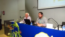 Pablo Camacho junto a Antonio Martínez, presidente de Agrama