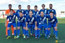 Equipo titular del Manzanares CF en pretemporada. Foto: José A. Romero