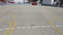 Pista deportiva del patio de Primaria de "La Candelaria"