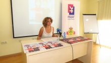 Beatriz Labián en la presentación de la campaña