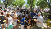 La paella popular fue todo un éxito en el recinto ferial