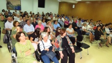 Mucho público en la biblioteca