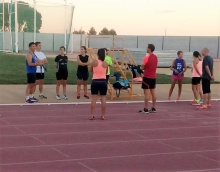 Grupo de adultos de la Escuela de Triatlón