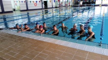 Entrenamiento de la disciplina de natación