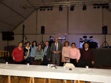 Autoridades junto a los miembros del Consejo de Mayores