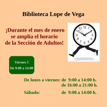 Horario de enero