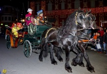 Coche de caballos en la cabalgata de 2017. Foto: J.A. Romero