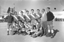 Fotografía de los años 50 del Manzanares CF. Publicada en la web del club