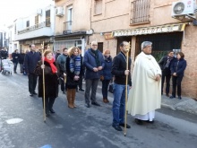 Comitiva que acompañó a la Virgen durante su recorrido