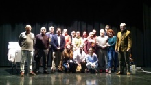 Participantes de la obra de teatro