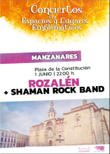 Cartel anunciador del concierto de Rozalén