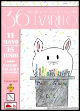 Cartel de la 36 Muestra de Teatro Escolar de Lazarillo