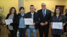 Ganadores del concurso de arte en vino