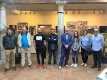 Inauguración de la exposición de fin de curso de azulejería, fotografía y grabados