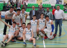 Equipo junior del CB Manzanares, campeón de Castilla-La Mancha