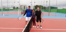 Clausura del curso de la Escuela Municipal de Tenis