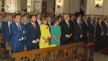 Representantes municipales en la función solemne
