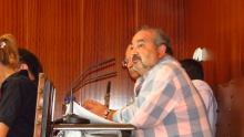 El concejal de Seguridad Ciudadana, Miguel Ramírez, explicó su propuesta sobre el botellón incívico