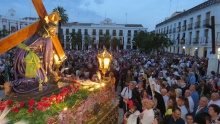 Salida del Patrón en la procesión del 14 de septiembre