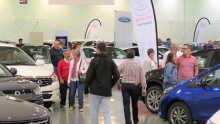 Visitantes del Salón del Automóvil 2017