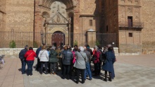 Grupo de turistas en visita guiada a Manzanares (archivo)