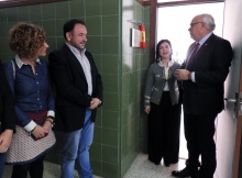 Inauguración del aula de nuevas tecnologías del IES Azuer